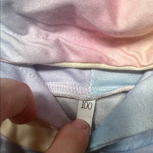 Kids 100/ 3T Rainbow Hoodie and Pants Set - Picture 4 of 4